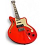 Used D'Angelico Premier Series Bedford SH Limited-Edition Fiesta Red Hollow Body Electric Guitar Fiesta Red