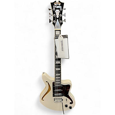 Used D'Angelico Premier Series Bedford White Hollow Body Electric Guitar