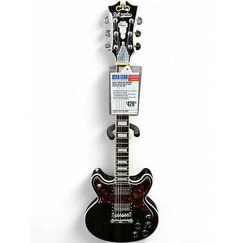 Used D'Angelico Premier Series Black Solid Body Electric Guitar Black