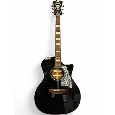 Used D'Angelico Premier Series Black Solid Body Electric Guitar