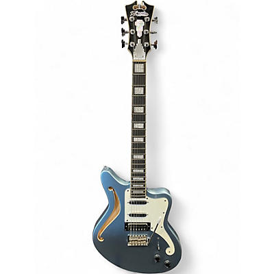 Used D'Angelico Premier Series Blue Solid Body Electric Guitar