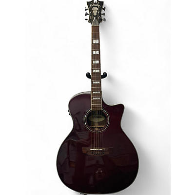 Used D'Angelico Premier Series Bowery Cutaway Black Cherry Burst Acoustic Electric Guitar