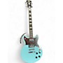 Used D'Angelico Premier Series Brighton Sky Blue Solid Body Electric Guitar Sky Blue