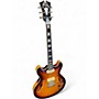 Used D'Angelico Premier Series DC 2 Tone Sunburst Hollow Body Electric Guitar 2 Tone Sunburst
