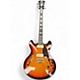 Used D'Angelico Premier Series DC 3 Tone Sunburst Hollow Body Electric Guitar 3 Tone Sunburst