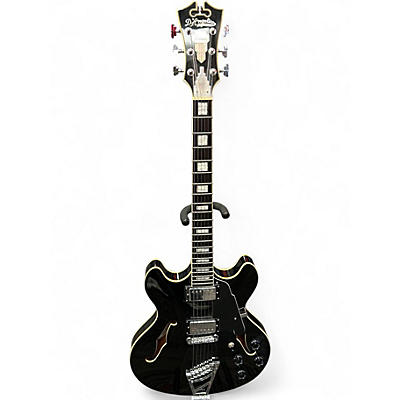 Used D'Angelico Premier Series DC BLACK Hollow Body Electric Guitar