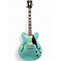 Used D'Angelico Premier Series DC BLUE Hollow Body Electric Guitar BLUE