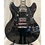 Used D'Angelico Used D'Angelico Premier Series DC Black Hollow Body Electric Guitar Black