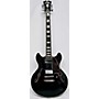 Used D'Angelico Used D'Angelico Premier Series DC Black Hollow Body Electric Guitar Black