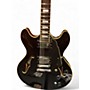 Used D'Angelico Premier Series DC Black Hollow Body Electric Guitar Black