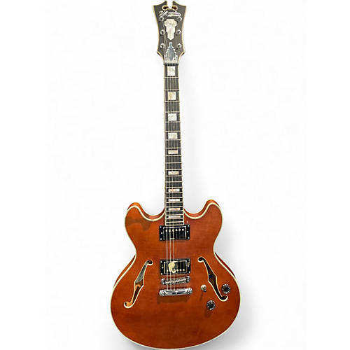 Used D'Angelico Premier Series DC Brown Hollow Body Electric Guitar Brown