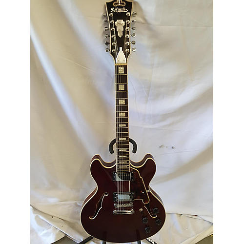 D'Angelico Used D'Angelico Premier Series DC Cherry Hollow Body Electric Guitar Cherry