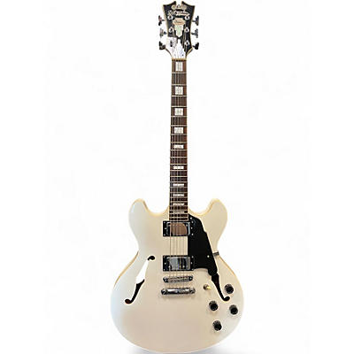 Used D'Angelico Premier Series DC Classic White Hollow Body Electric Guitar