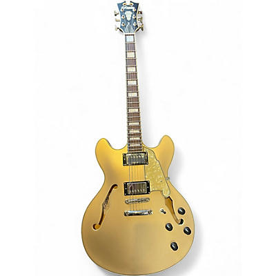 Used D'Angelico Premier Series DC Cream Hollow Body Electric Guitar