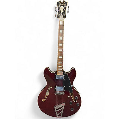 Used D'Angelico Premier Series DC MARONE GRANE Hollow Body Electric Guitar