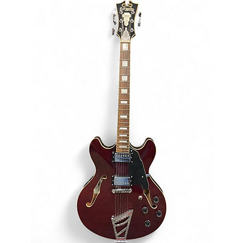 Used D'Angelico Premier Series DC MARONE GRANE Hollow Body Electric Guitar MARONE GRANE