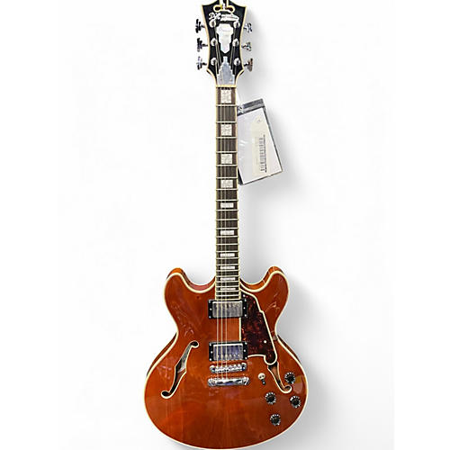 Used D'Angelico Premier Series DC Natural Hollow Body Electric Guitar Natural