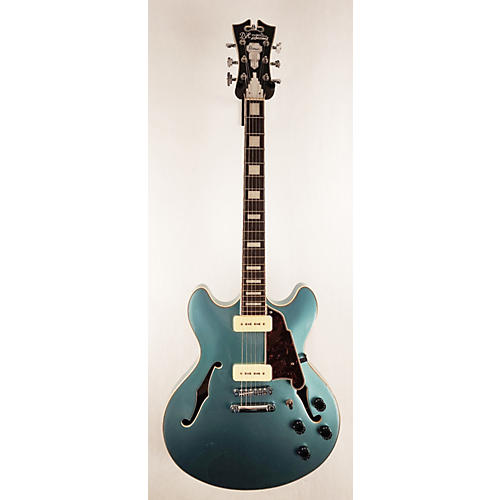 D'Angelico Used D'Angelico Premier Series DC P90 Seafoam Pearl Hollow Body Electric Guitar Seafoam Pearl