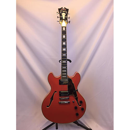 D'Angelico Used D'Angelico Premier Series DC Red Hollow Body Electric Guitar Red