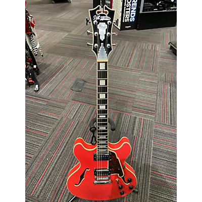 D'Angelico Used D'Angelico Premier Series DC Red Hollow Body Electric Guitar