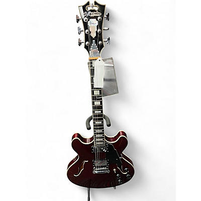 Used D'Angelico Premier Series DC Red Hollow Body Electric Guitar