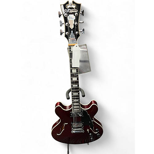 Used D'Angelico Premier Series DC Red Hollow Body Electric Guitar Red