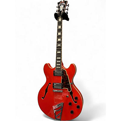 Used D'Angelico Premier Series DC Stairstep Fiesta Red Hollow Body Electric Guitar