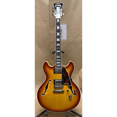 D'Angelico Used D'Angelico Premier Series DC Sunburst Hollow Body Electric Guitar