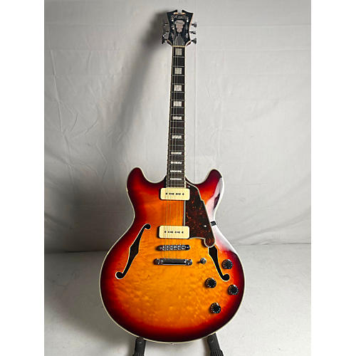 D'Angelico Used D'Angelico Premier Series DC Sunburst Hollow Body Electric Guitar Sunburst