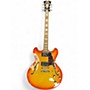 Used D'Angelico Premier Series DC Sunburst Hollow Body Electric Guitar Sunburst