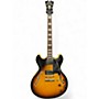 Used D'Angelico Premier Series DC Vintage Sunburst Hollow Body Electric Guitar Vintage Sunburst