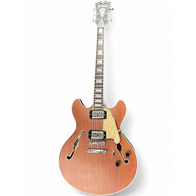 Used D'Angelico Premier Series DC Walnut Hollow Body Electric Guitar