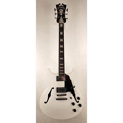 D'Angelico Used D'Angelico Premier Series DC White Hollow Body Electric Guitar