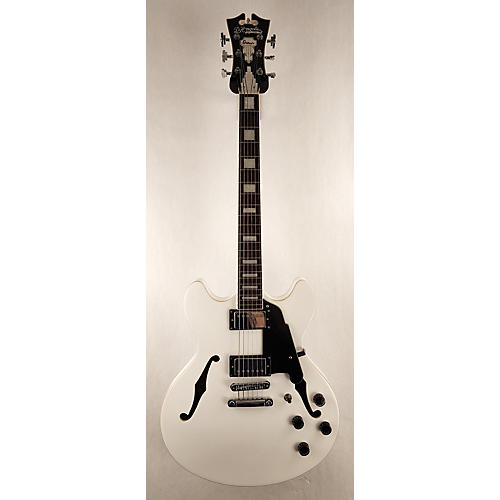 D'Angelico Used D'Angelico Premier Series DC White Hollow Body Electric Guitar White