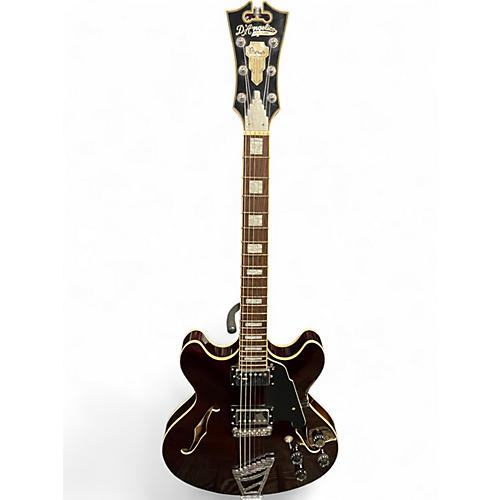 Used D'Angelico Premier Series DC Wine Red Hollow Body Electric Guitar Wine Red