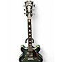 Used D'Angelico Premier Series DC transparent blue Hollow Body Electric Guitar transparent blue