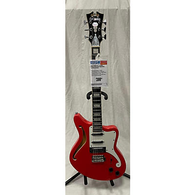 D'Angelico Used D'Angelico Premier Series Fiesta Red Solid Body Electric Guitar