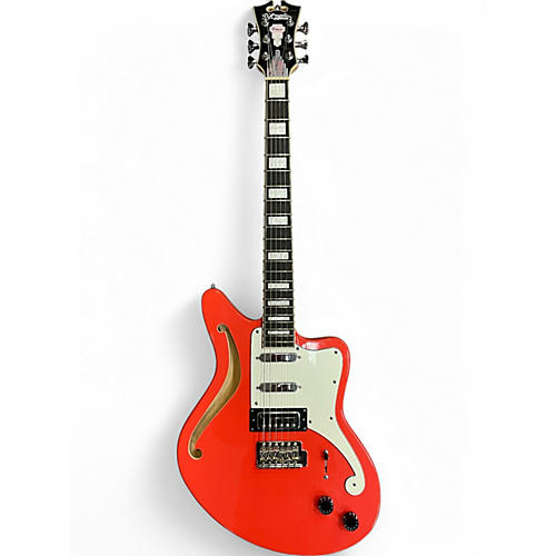 Used D'Angelico Premier Series Fiesta Red Solid Body Electric Guitar Fiesta Red