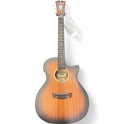 Used D'Angelico Premier Series Fulton LS Aged Mahogany 12 String Acoustic Electric Guitar