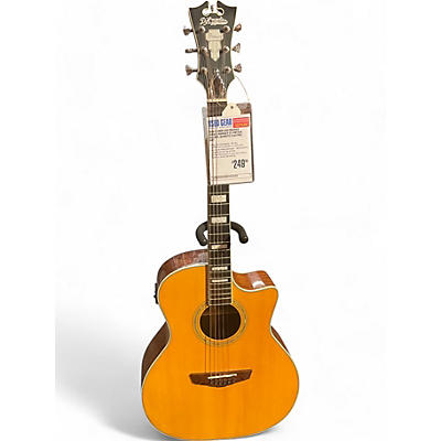 D'Angelico Used D'Angelico Premier Series GRAMACY CS Vintage Natural Acoustic Electric Guitar