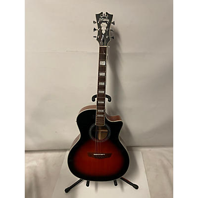 D'Angelico Used D'Angelico Premier Series Gramercy 2 Tone Sunburst Acoustic Electric Guitar