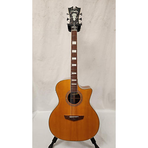 D'Angelico Used D'Angelico Premier Series Gramercy CS Cutaway Orchestra Natural Acoustic Electric Guitar Natural