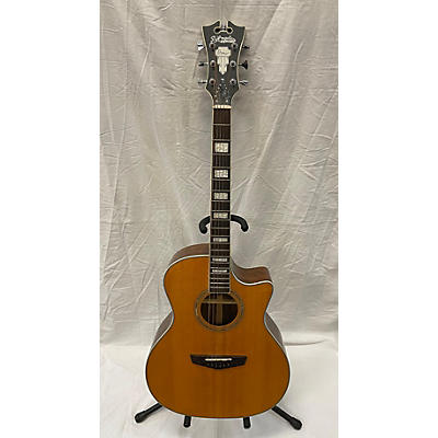 D'Angelico Used D'Angelico Premier Series Gramercy CS Cutaway Orchestra Natural Acoustic Guitar