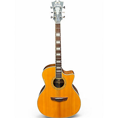 Used D'Angelico Premier Series Gramercy CS Orchestra DAPCSG200 Vintage Natural Acoustic Electric Guitar