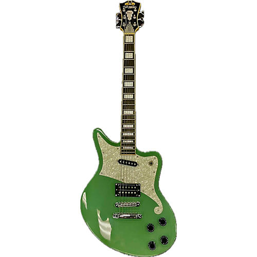 D'Angelico Used D'Angelico Premier Series Light Green Solid Body Electric Guitar light green