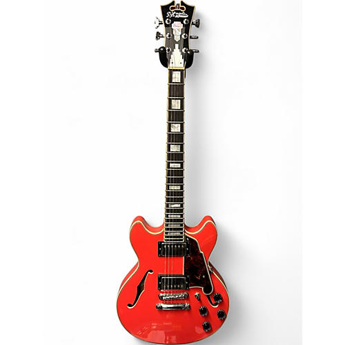 大人も着やすいシンプルファッション D'Angelico Used D'Angelico Premier Red Fiesta DC Mini Series ギター