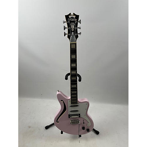 D'Angelico Used D'Angelico Premier Series Pink Solid Body Electric Guitar Pink