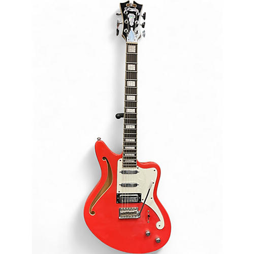 Used D'Angelico Premier Series SH SALMON Hollow Body Electric Guitar SALMON