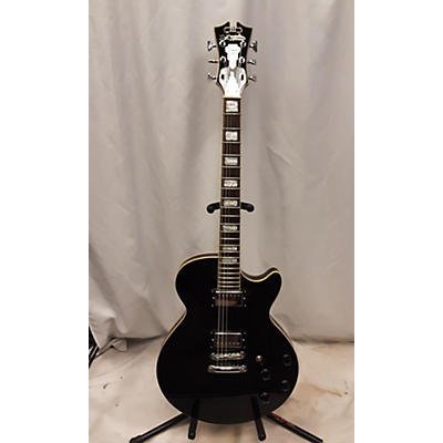 D'Angelico Used D'Angelico Premier Series SS Black Hollow Body Electric Guitar