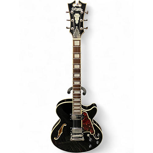 Used D'Angelico Premier Series SS Black Hollow Body Electric Guitar Black